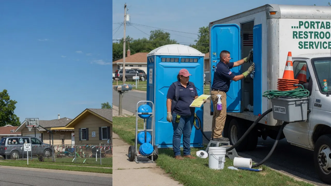 Portable Toilet Rental in Aurora, MO near me